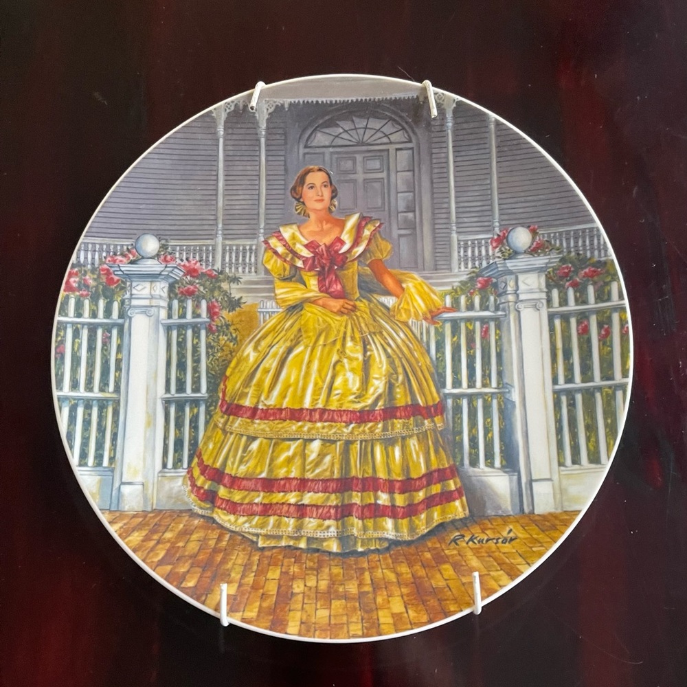 Vintage Gone With The Wind Melanie Collectible 9” Plate